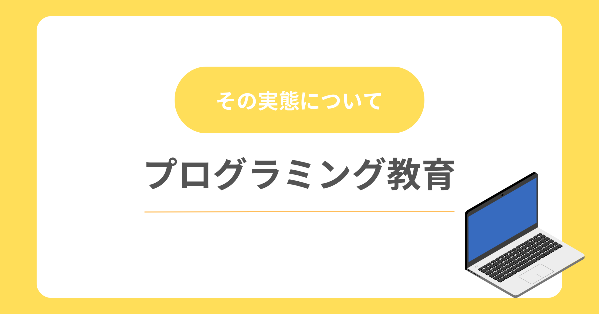 プログラミング教育の実態