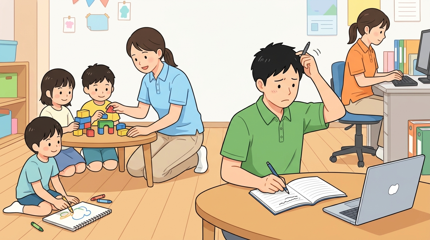 活動記録が書きにくくなる3つの原因のイメージ