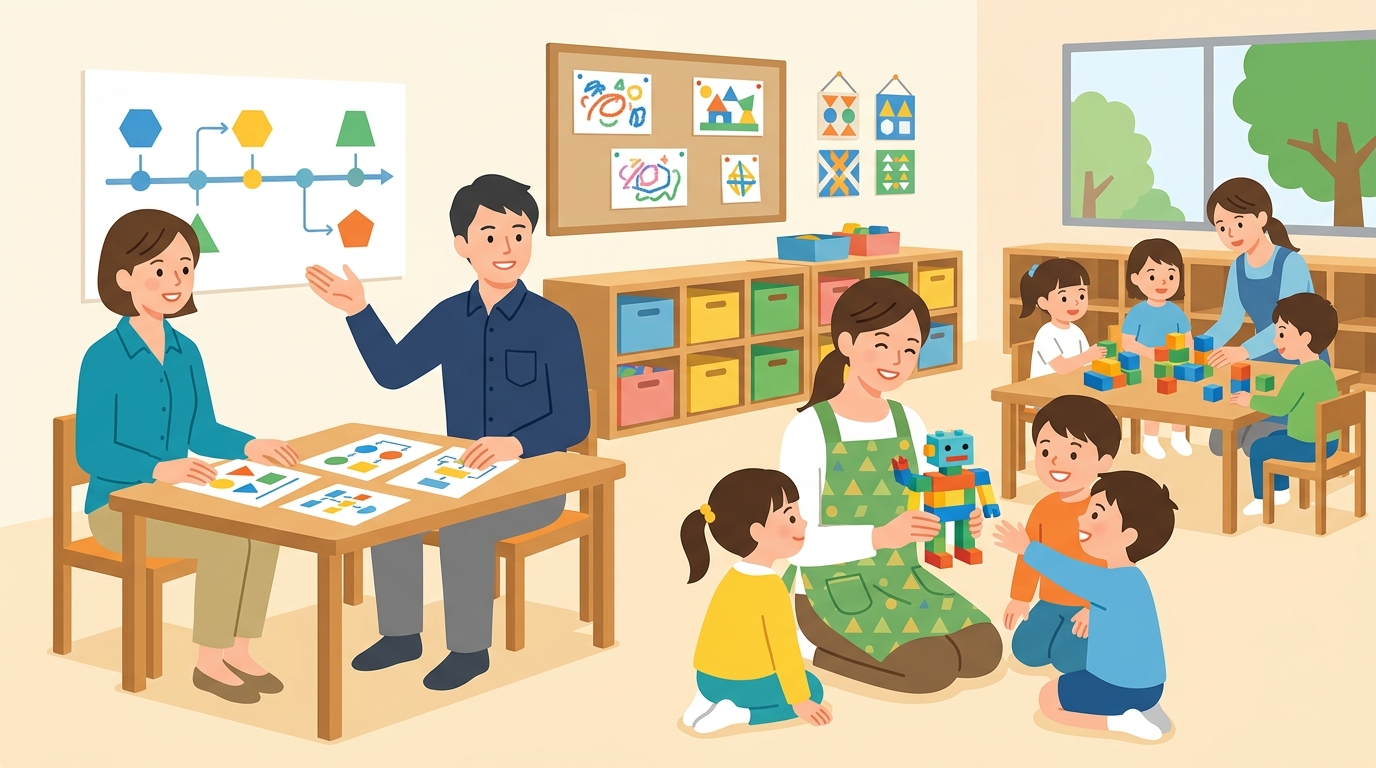 導入検討の進め方:企画から初回実施までの8ステップのイメージ