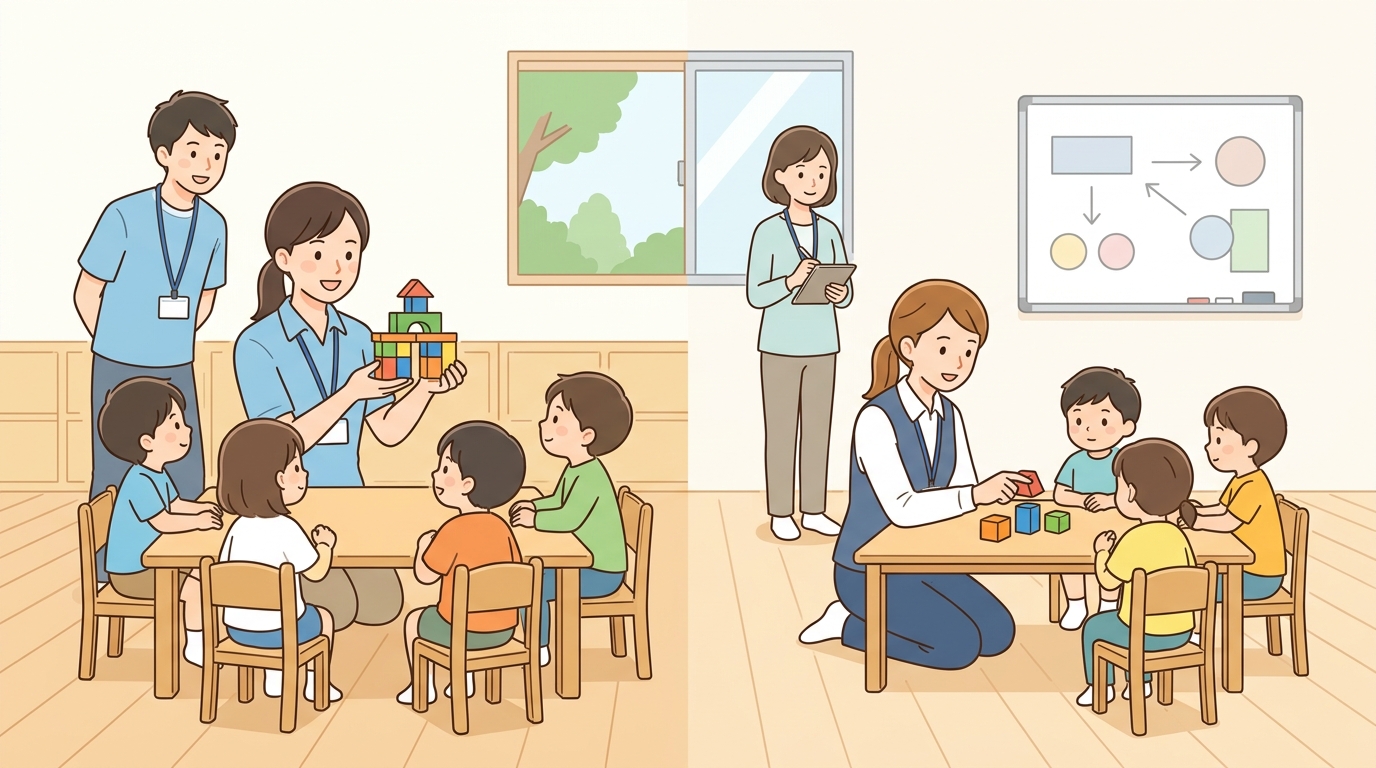 施設の規模・体制別に見る現実的な選び方のイメージ