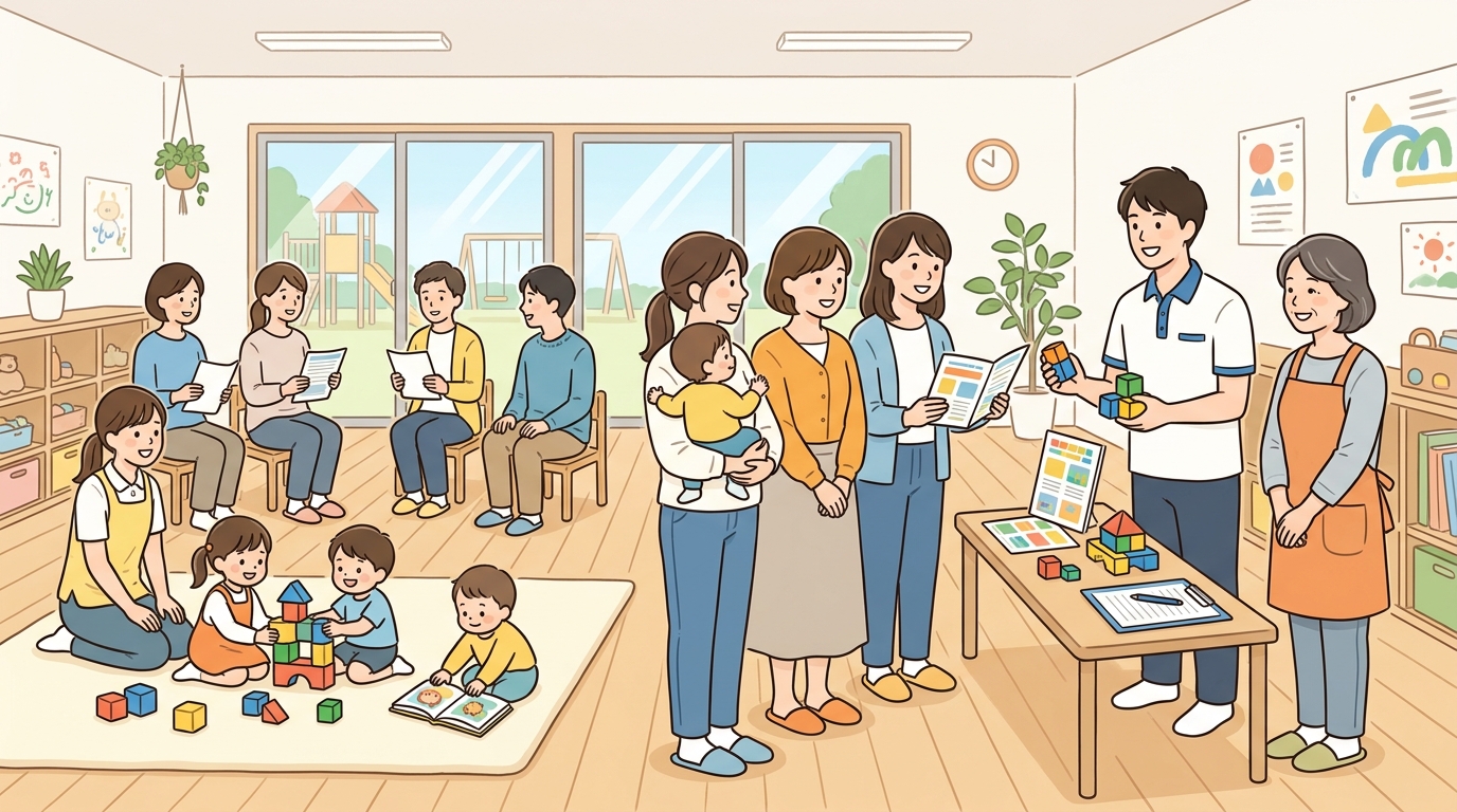 保護者への説明と募集を成功させるコツのイメージ