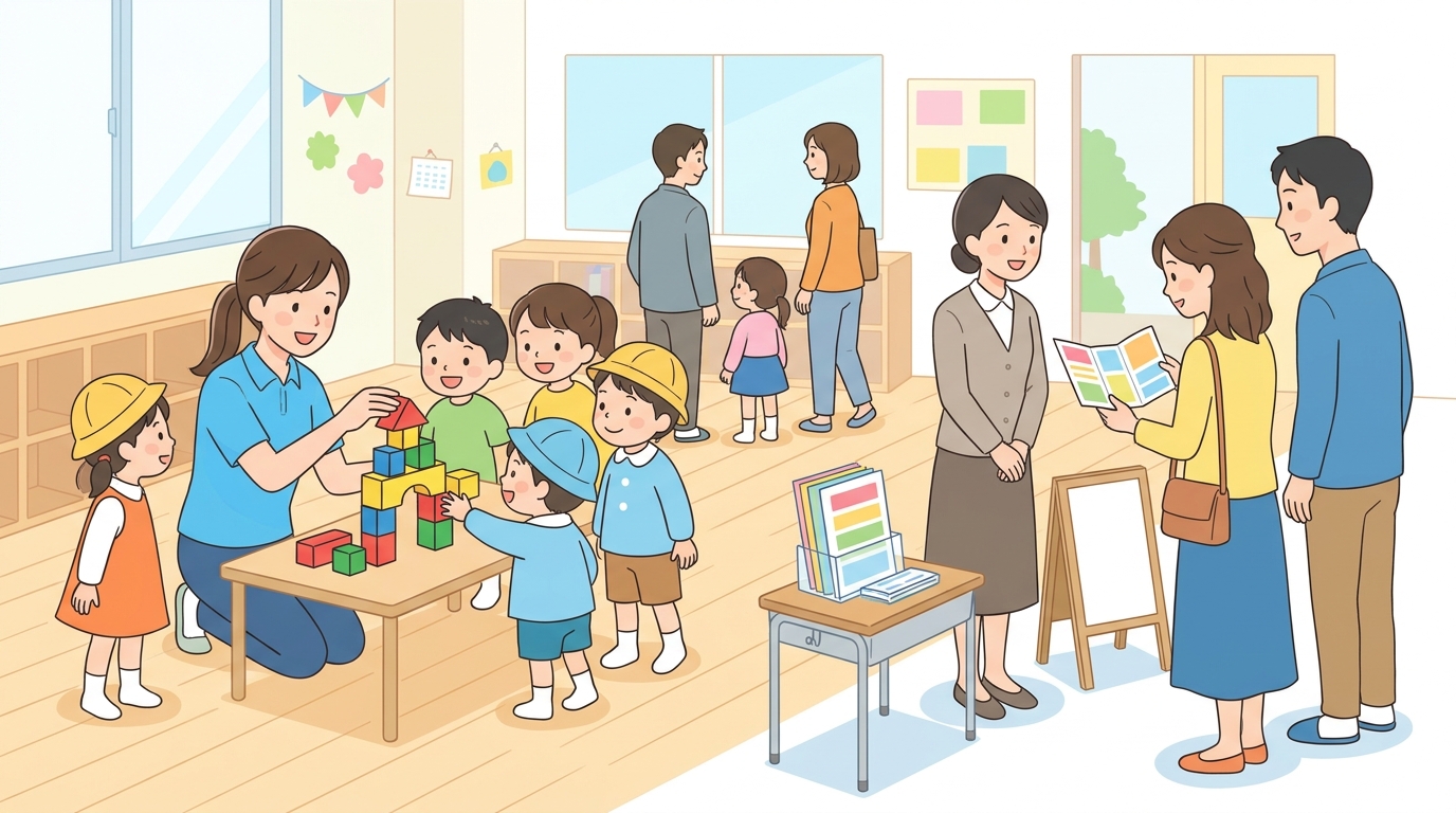 ステップ4〜6：保護者案内・体験会・申込受付で失敗しないポイントのイメージ